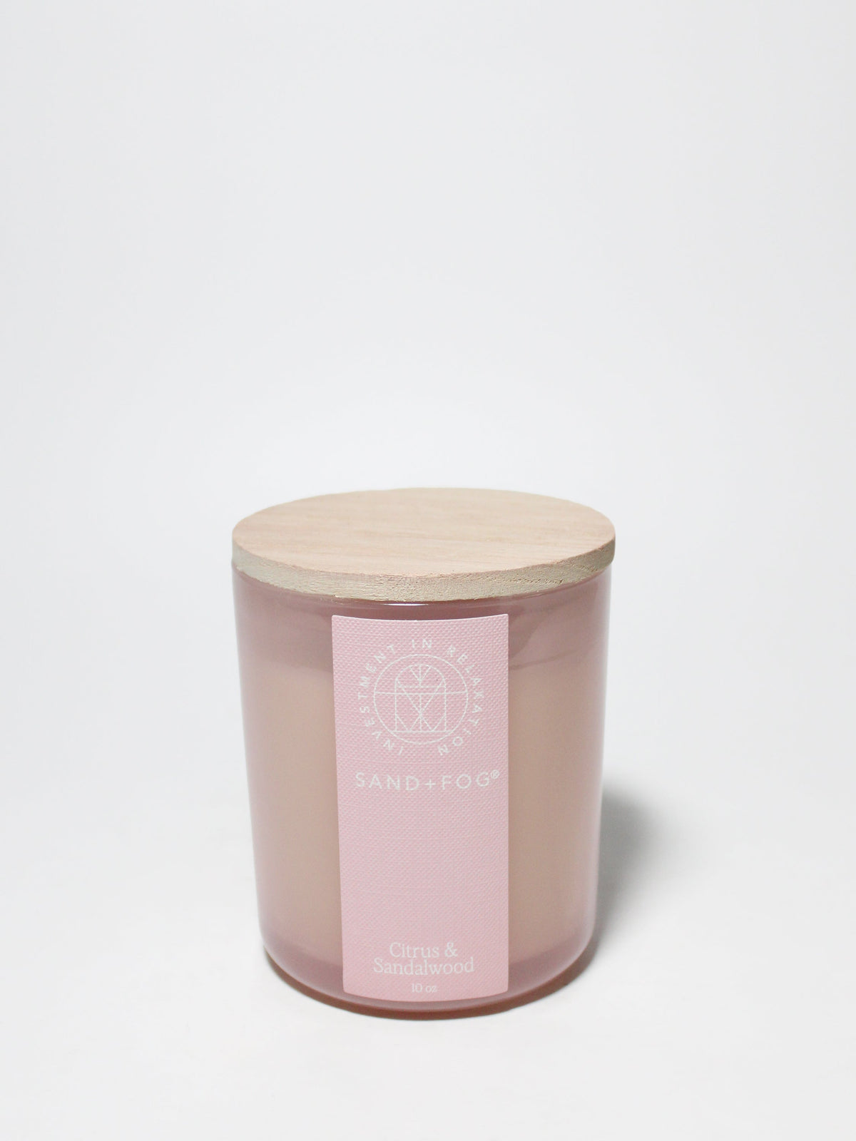 Citrus & Sandalwood 10 oz aromatic scented candle