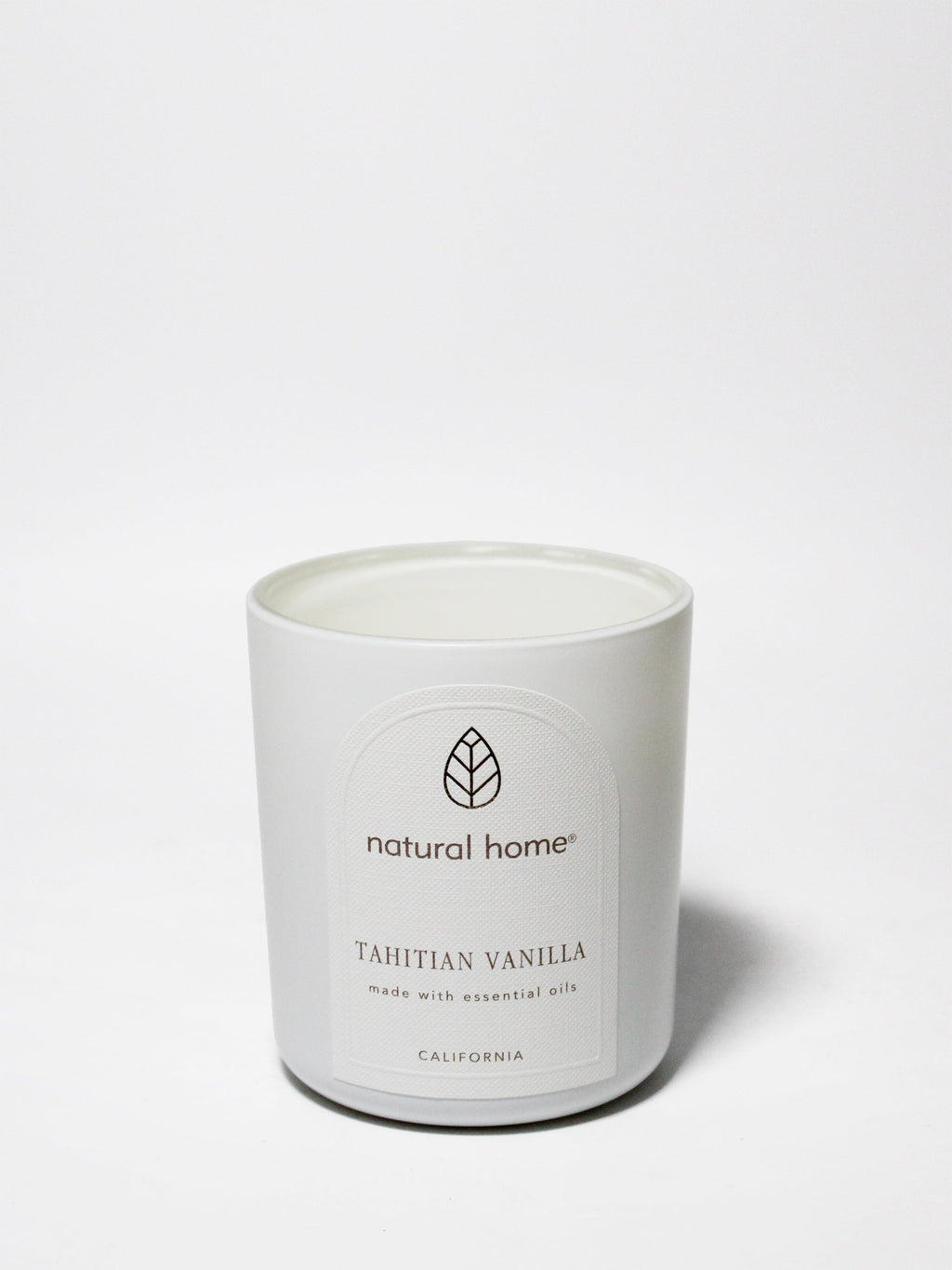 Tahitian Vanilla Natural Home 10 oz aromatic scented candle