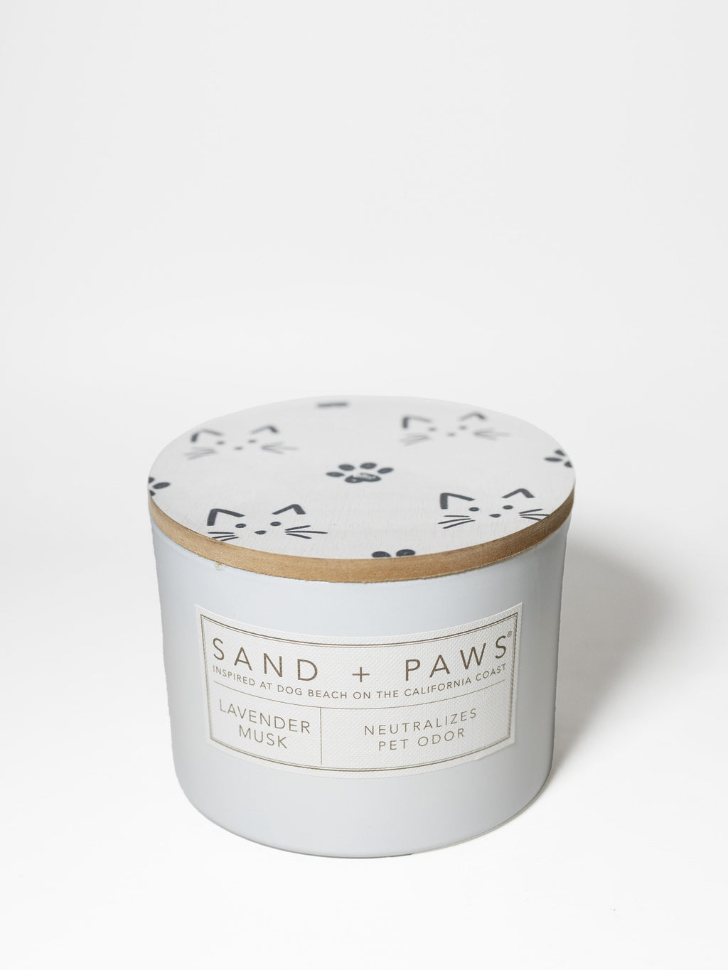 Sand + Paws Lavender Musk 12 oz aromatic scented candle