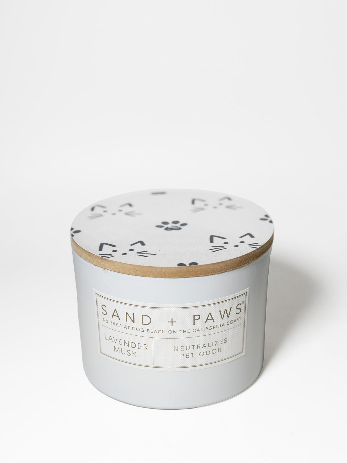 Sand + Paws Lavender Musk 12 oz aromatic scented candle