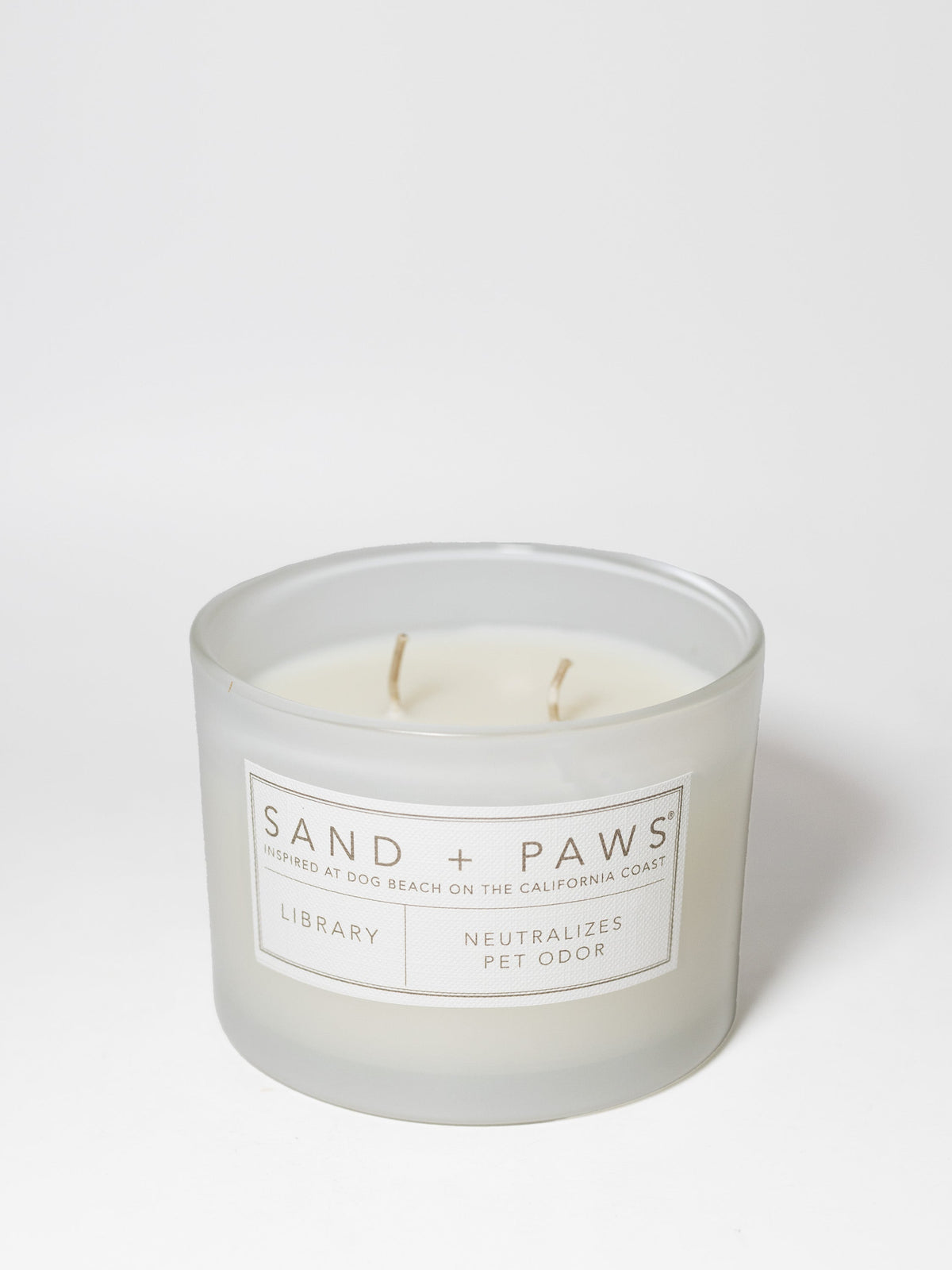 Sand + Paws Library 12 oz aromatic scented candle