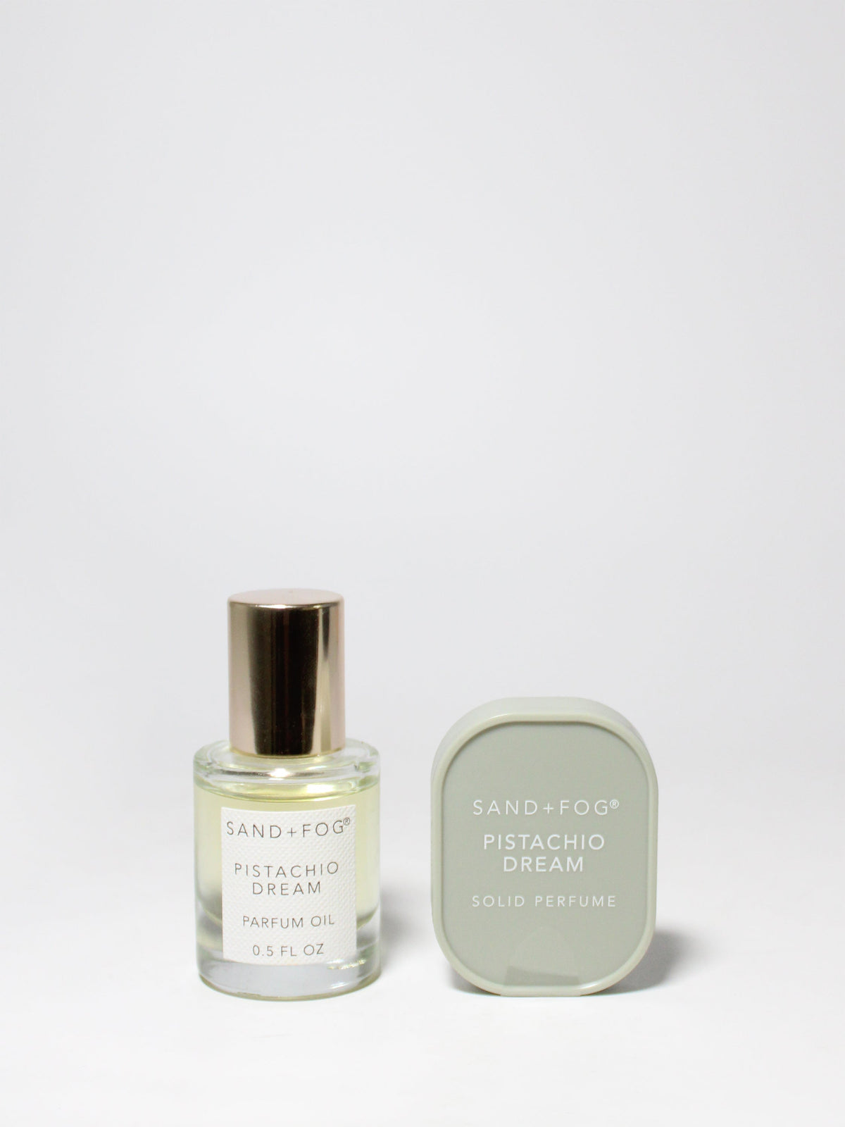 Versatile Perfume Oil Rollerball and Solid Perfume Set - Pistachio Dream