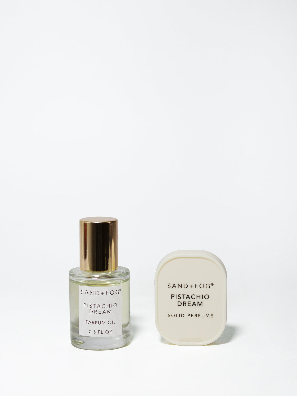 Versatile Perfume Oil Rollerball and Solid Perfume Set - Pistachio Dream