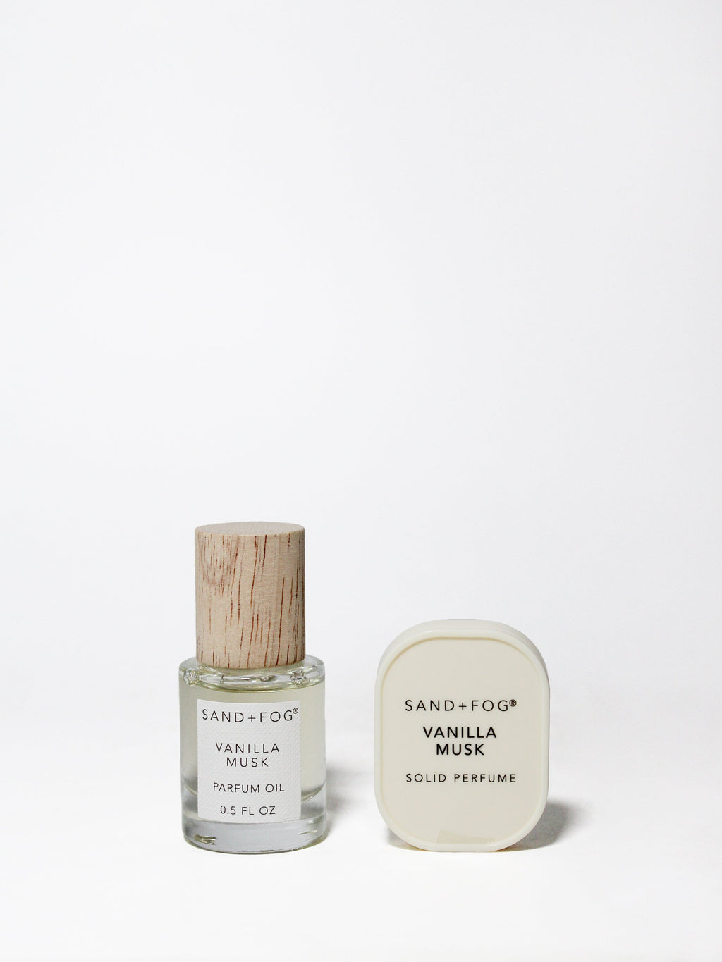 Versatile Perfume Oil Rollerball and Solid Perfume Set - Vanilla Musk