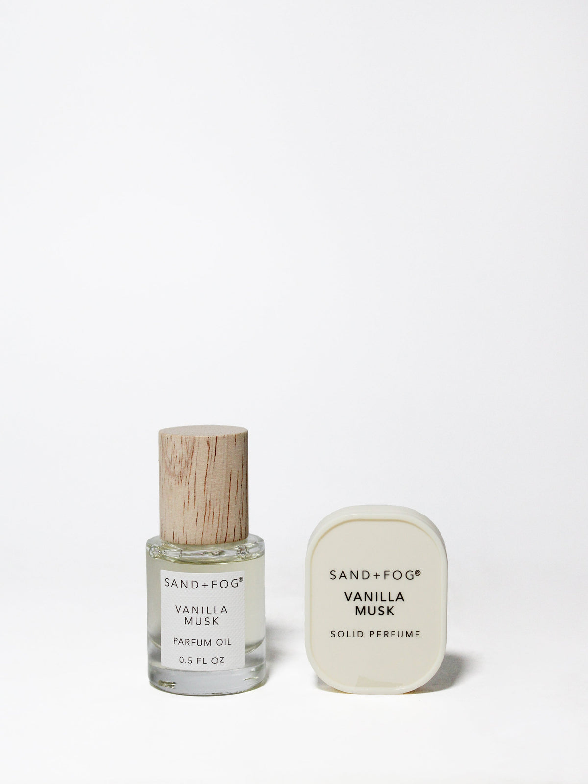 Versatile Perfume Oil Rollerball and Solid Perfume Set - Vanilla Musk