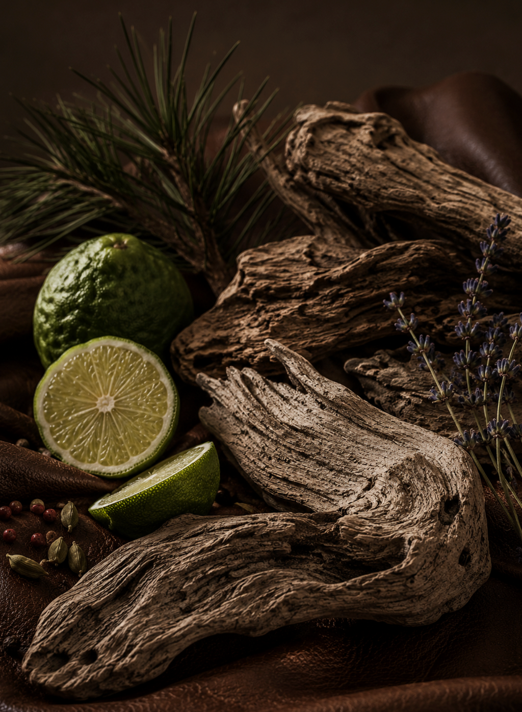 Driftwood & Leather 50ml Luxurious Perfume Oil Dropper