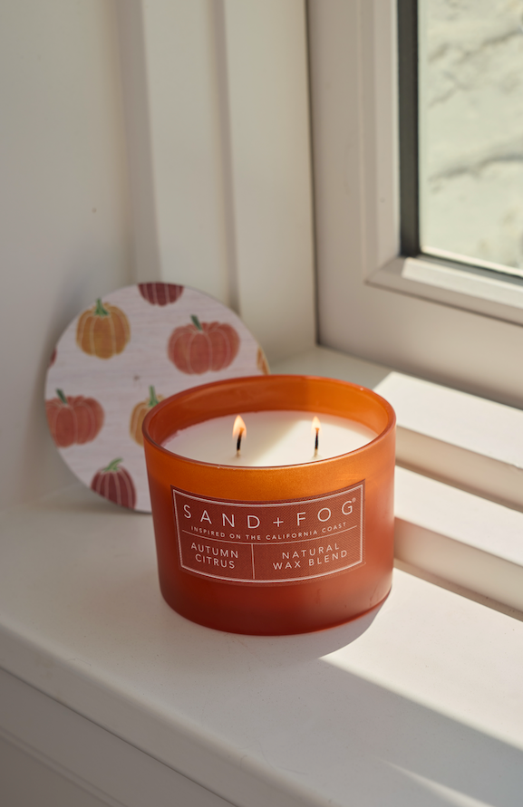 Autumn Citrus 12 oz aromatic scented candle