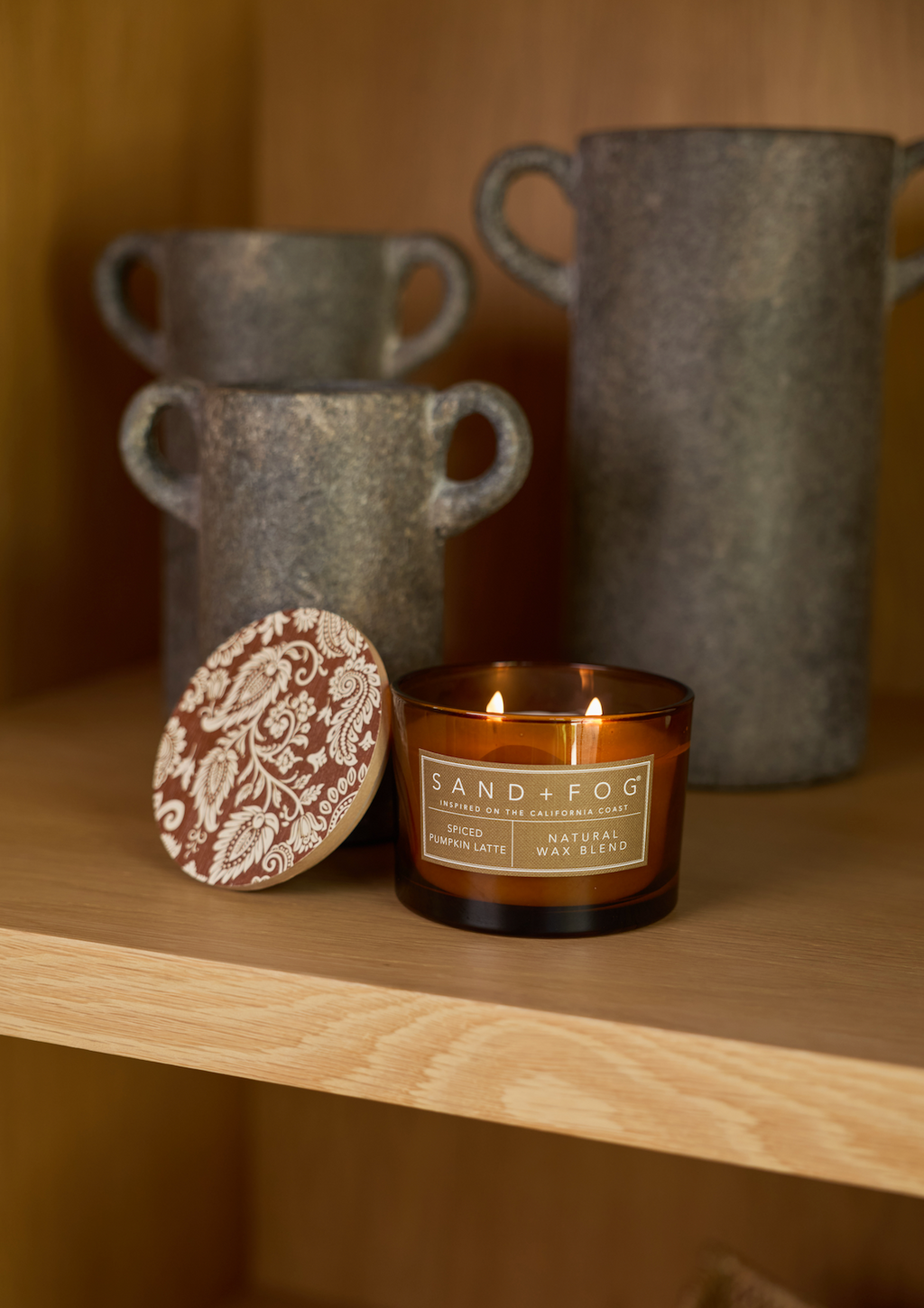 Spiced Pumpkin Latte 12 oz aromatic scented candle