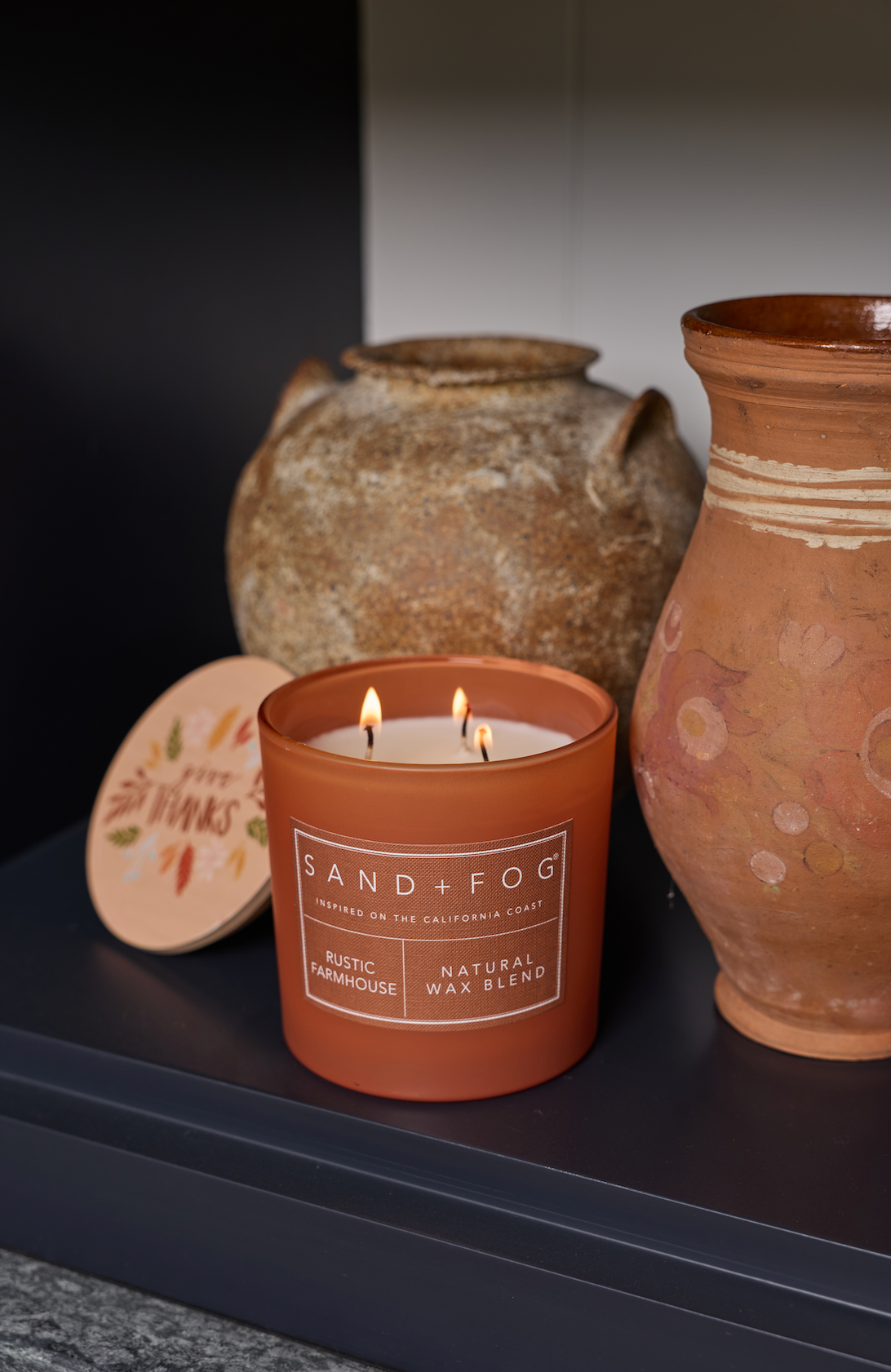 Rustic Farmhouse 21 oz aromatic scented candle