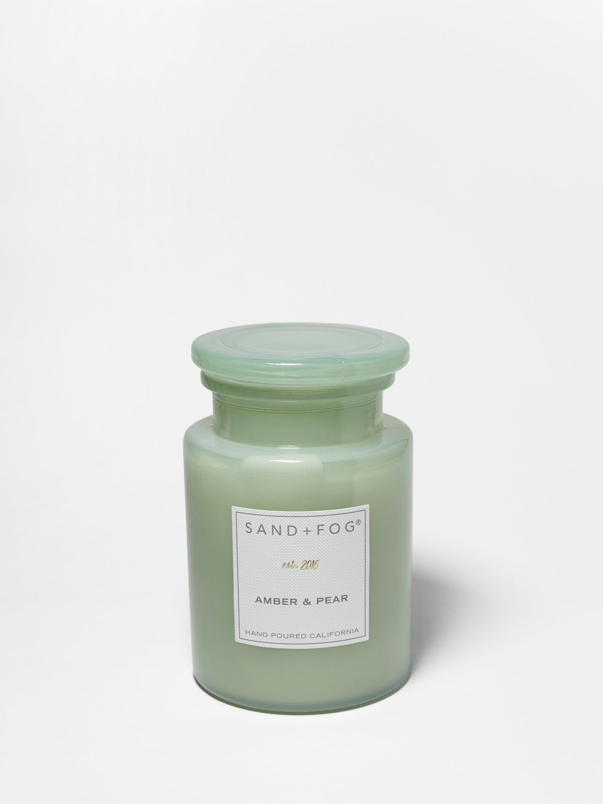 Amber & Pear 12 oz aromatic scented candle