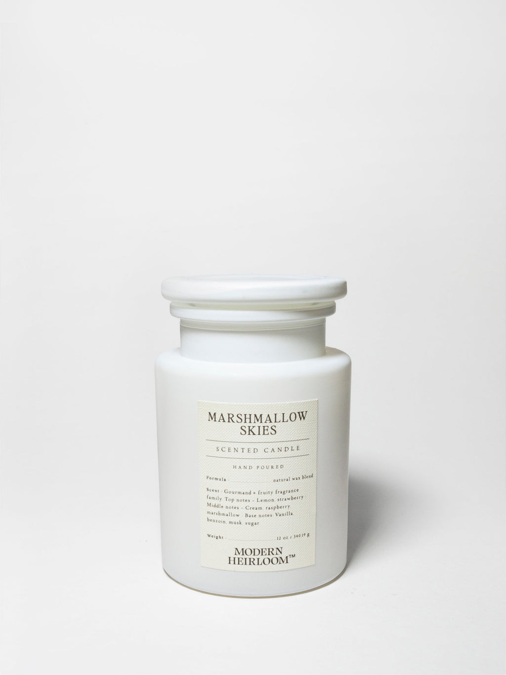 Marshmallow Skies 12 oz aromatic scented candle