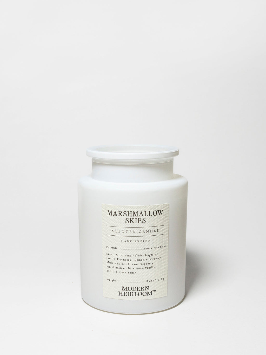 Marshmallow Skies 12 oz aromatic scented candle