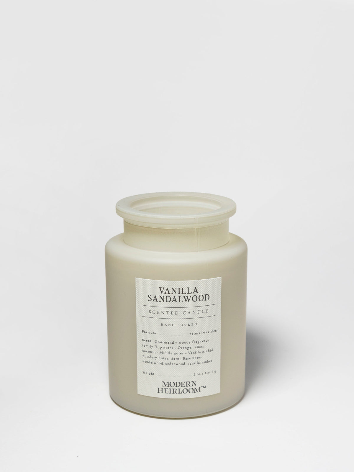 Vanilla Sandalwood 12 oz aromatic scented candle