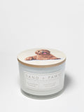 Sand + Paws California Citron 12 oz aromatic scented candle