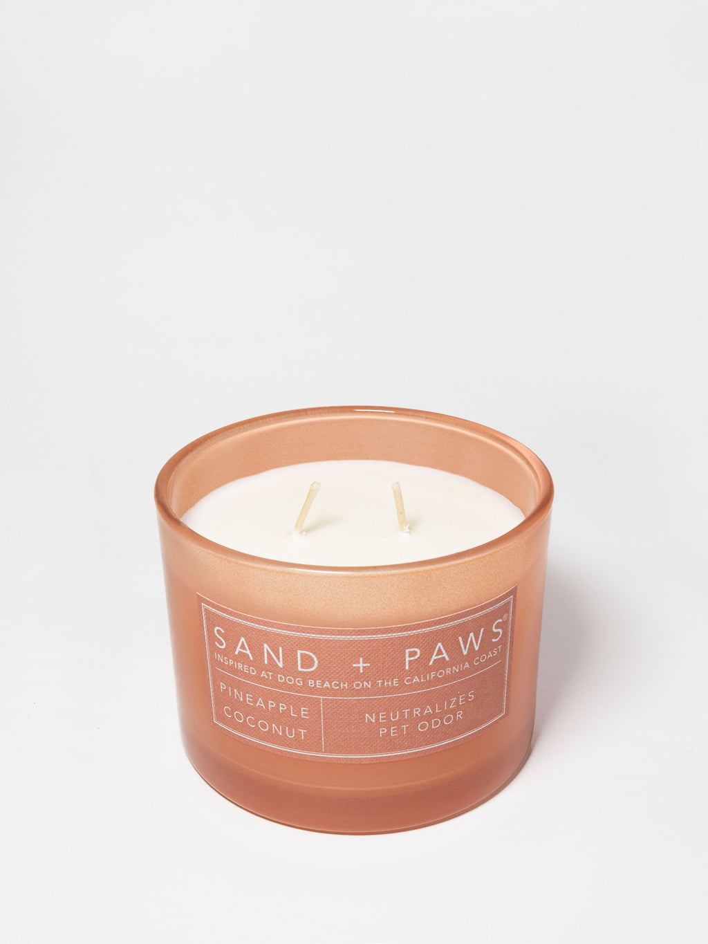Sand + Paws Pineapple Coconut 12 oz aromatic scented candle