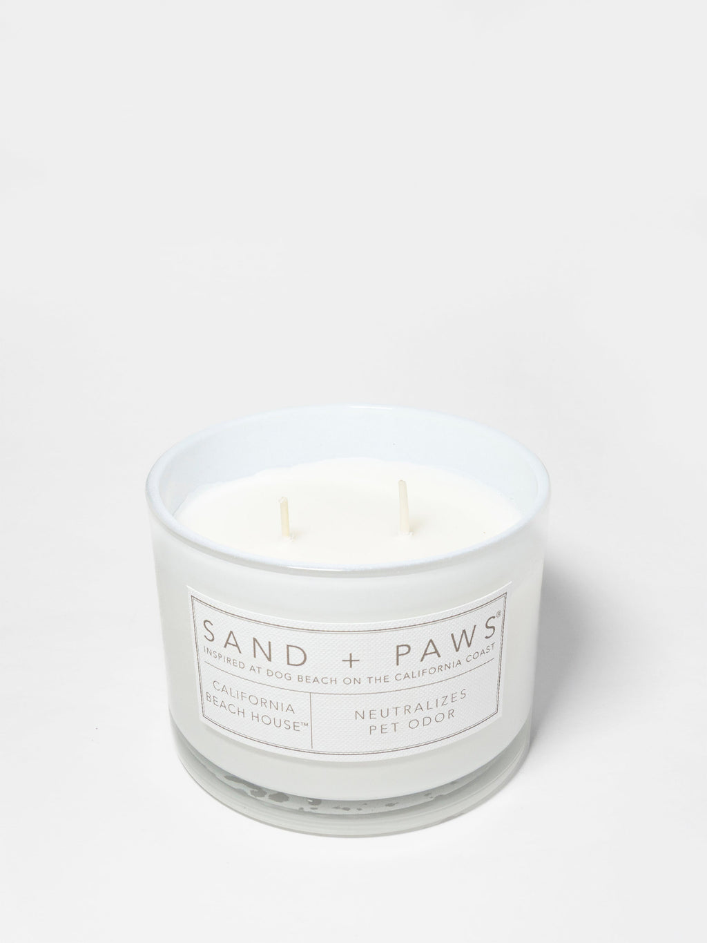 Sand + Paws California Beach House 12 oz aromatic scented candle