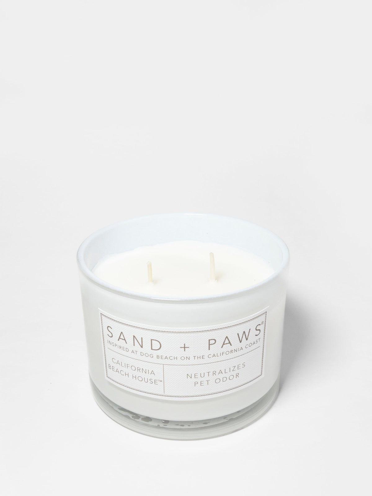 Sand + Paws California Beach House 12 oz aromatic scented candle