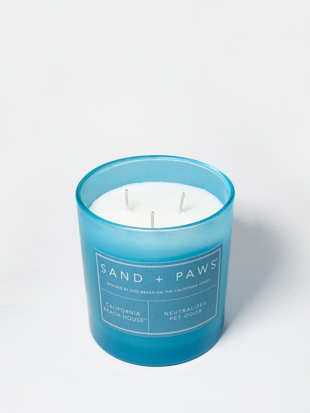 Sand + Paws California Beach House 21 oz aromatic scented candle