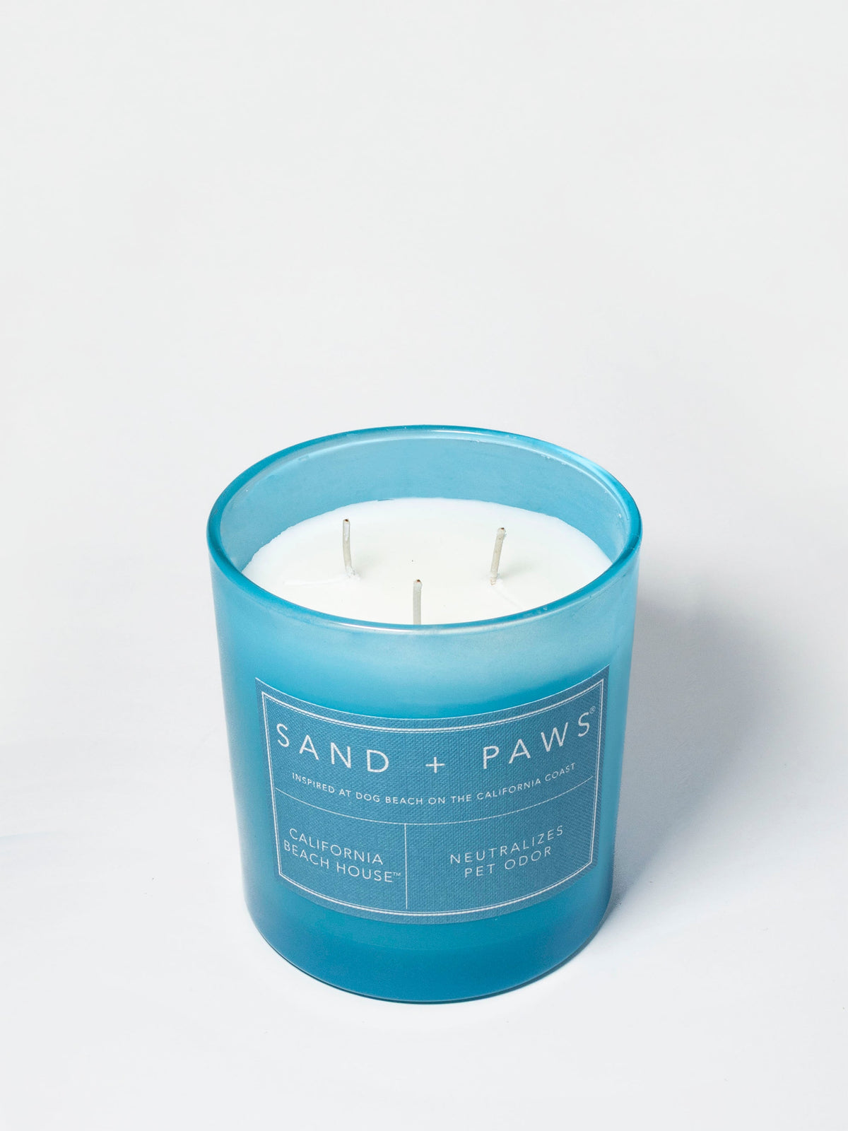 Sand + Paws California Beach House 21 oz aromatic scented candle