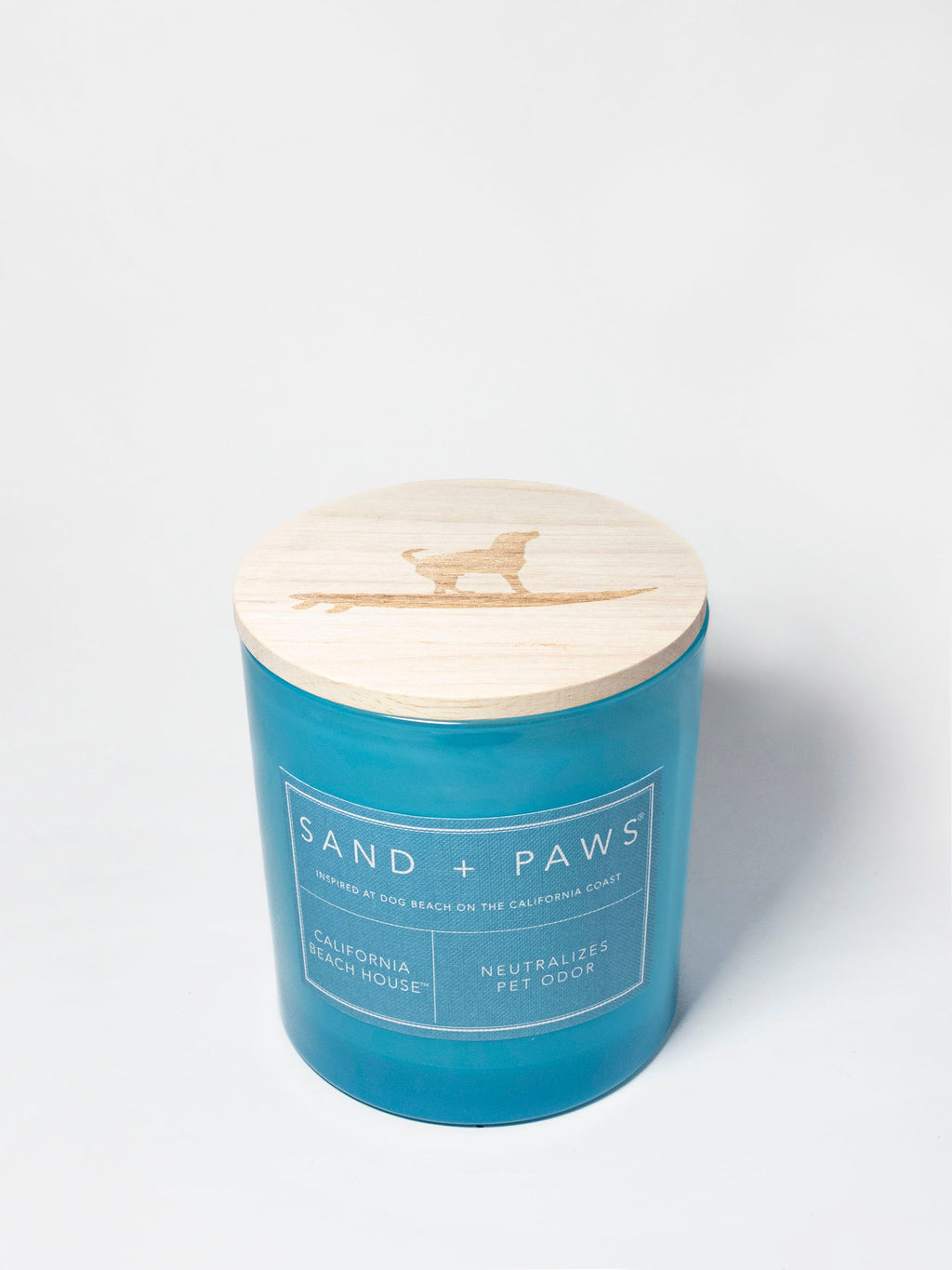 Sand + Paws California Beach House 21 oz aromatic scented candle