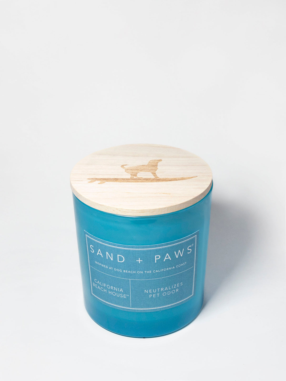 Sand + Paws California Beach House 21 oz aromatic scented candle