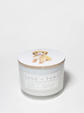 Sand + Paws Clean Waves 12 oz aromatic scented candle