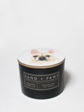 Sand + Paws Orange Vanilla 12 oz aromatic scented candle