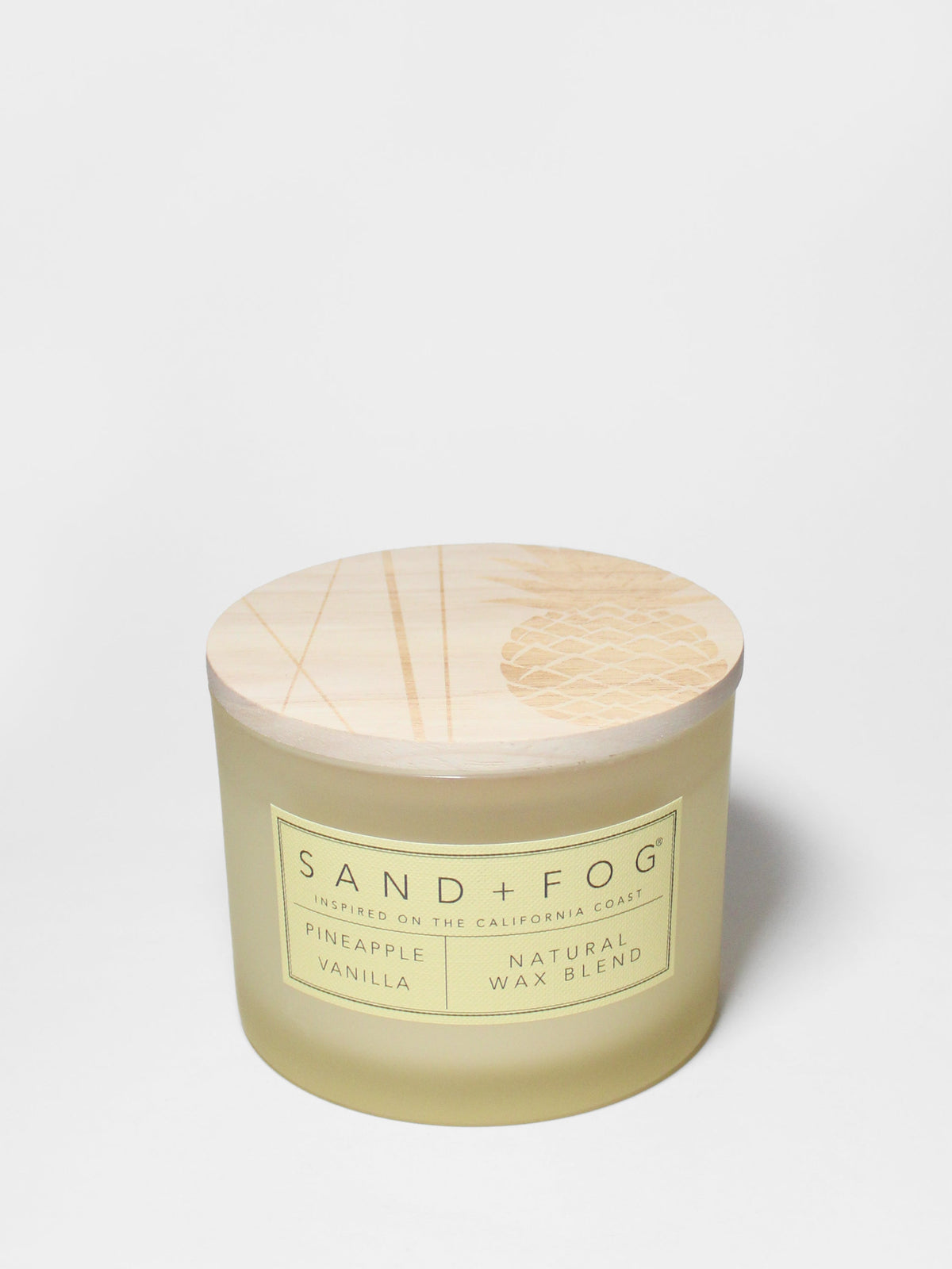 Pineapple Vanilla 12 oz aromatic scented candle