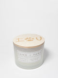 Sand + Paws Pineapple Coconut 12 oz aromatic scented candle