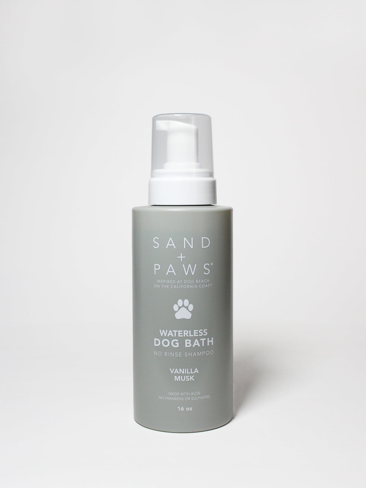 Gentle Sand + Paws Waterless Dog Bath - Vanilla Musk