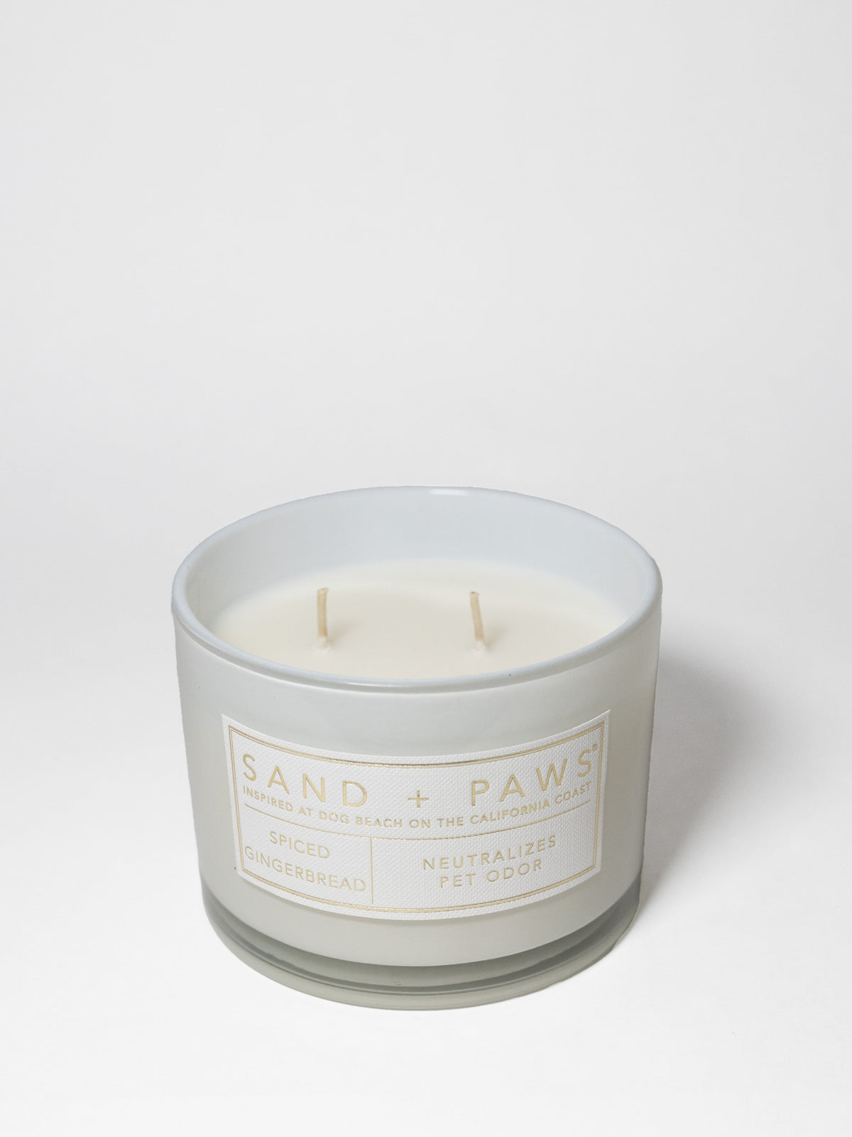 Sand + Paws Spiced Gingerbread 12 oz aromatic scented candle