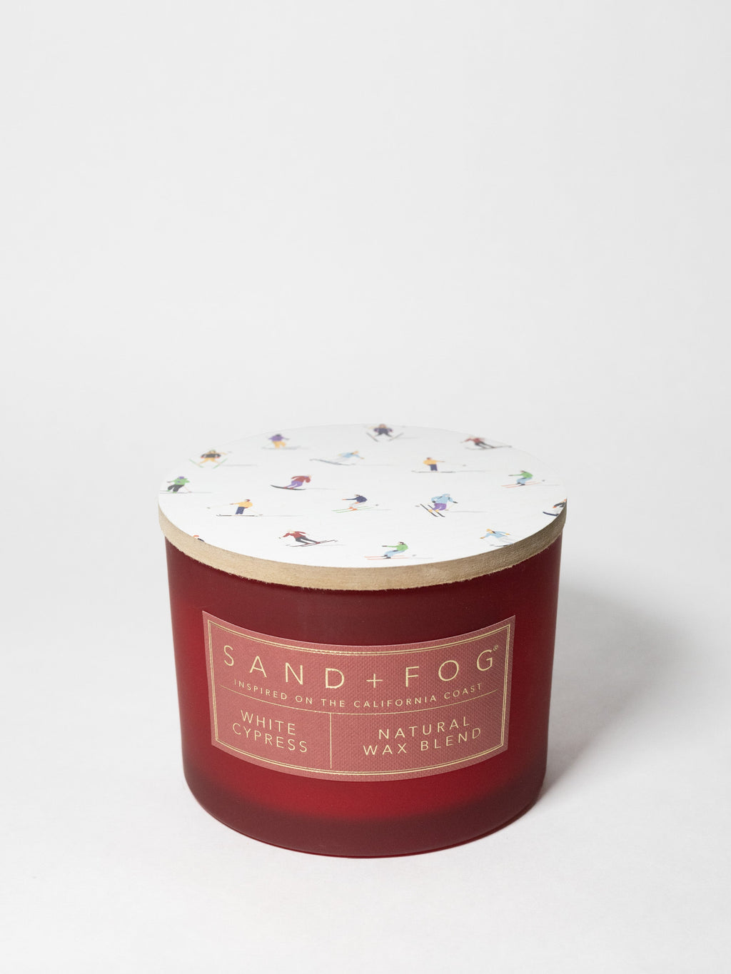 White Cypress 12 oz aromatic scented candle